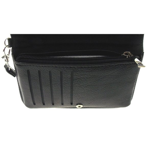 Wizard of Oz Wallet Wristlet Black Gold Zip Up Gift No Place Like Home Purse - Picture 5 of 5